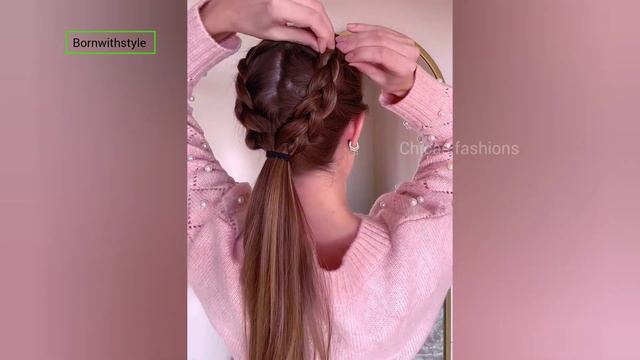 peinados bonitos con trenzas, para hacer tu misma | chicas fashions смотреть онлайн