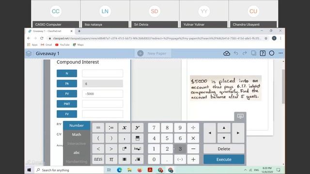 LCSC 67 (Classpad.net for Online Mathematics Learning Financial and Worksheet Interactive) смотреть онлайн