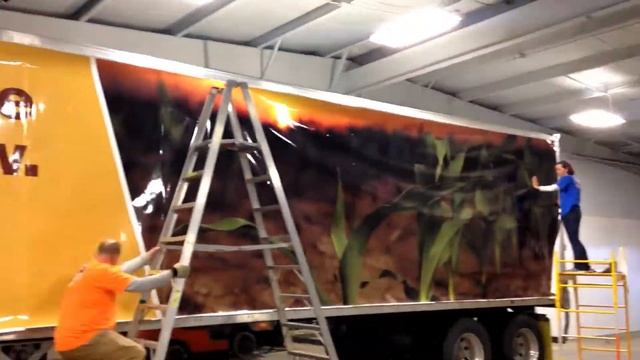 How to wrap a semi in 3 hours! смотреть онлайн