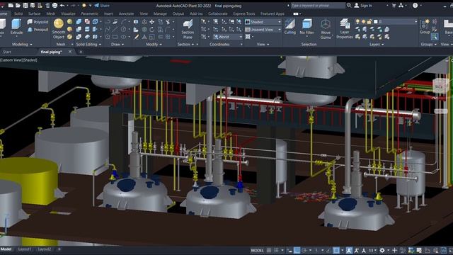 Autodesk AutoCAD Plant 3D 2022 final piping смотреть онлайн