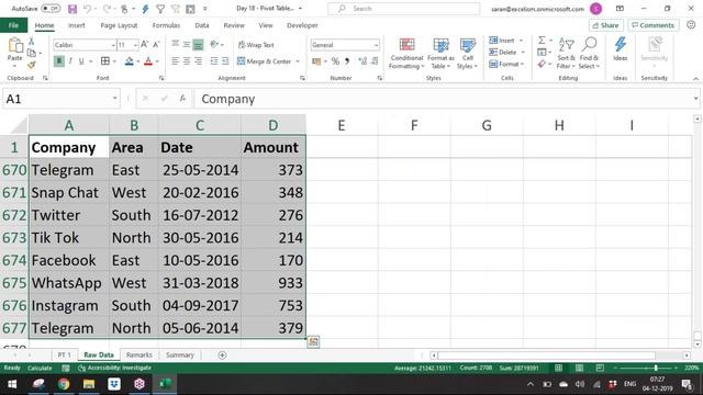 18. Pivot Tables, Introduction to Power Query - Full Ms-Excel Course - CA Saran Kumar U смотреть онлайн