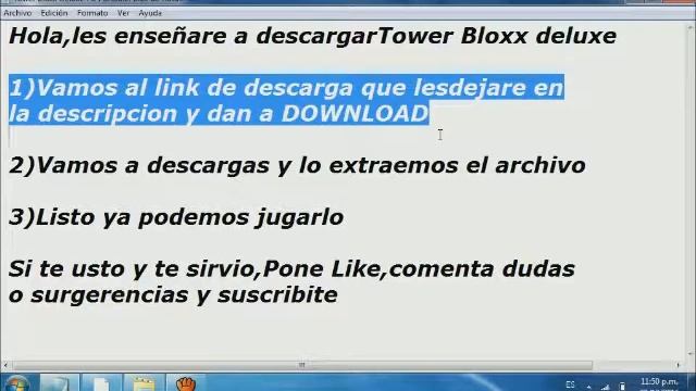 Descargar tower bloxx portable 1link mediafire acil rapido 2016/2017 смотреть онлайн