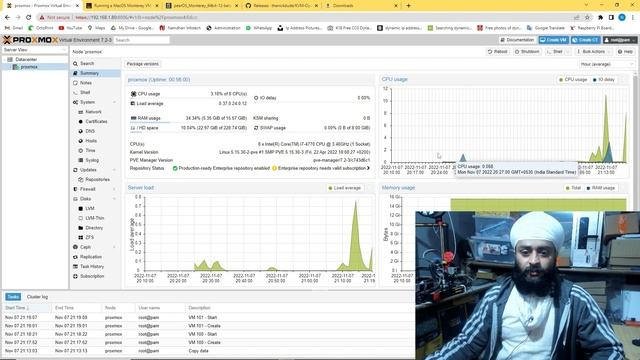 Mac Kali Linux Ubuntu Windows in one Machine | बनाए खुद का Virtual Machines Server ProxMox in HINDI смотреть онлайн