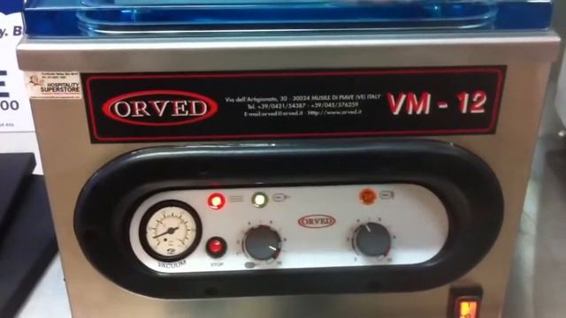 Вакуумный упаковщик Orved VM/12 смотреть онлайн