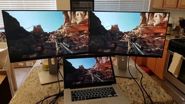 Dual Dell ultrasharp 24" vs MacBook pro retina display смотреть онлайн