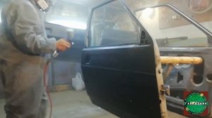 Покраска дверей Ваз 2115