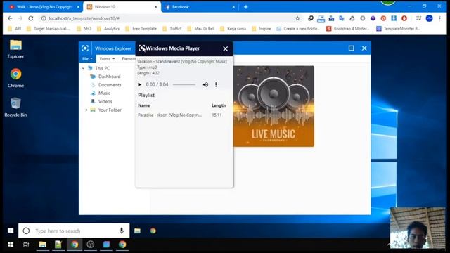 Tutorial Bootstrap Studio - Creating Template Windows 10 - Vol 5 смотреть онлайн
