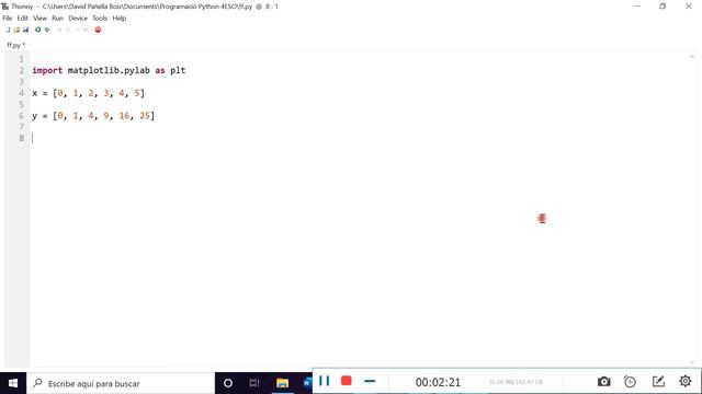 Python M3. Gràfics amb Matplotlib (III) смотреть онлайн