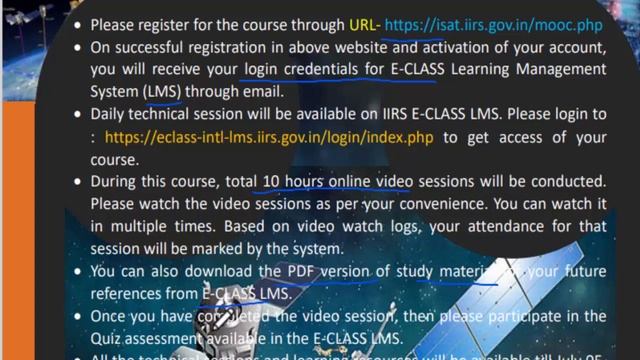 A certified course for school students||IIRS programme for overview of Space science & technology смотреть онлайн