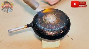 Как просто очистить сковородку от нагара без «химии»!