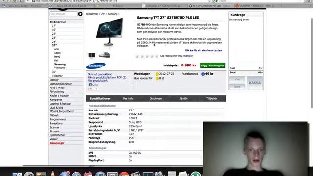 Samsung 27 inch Series 9 LED PLS Monitor Apple Cinema Display Dell Ultrasharp Competitor смотреть онлайн