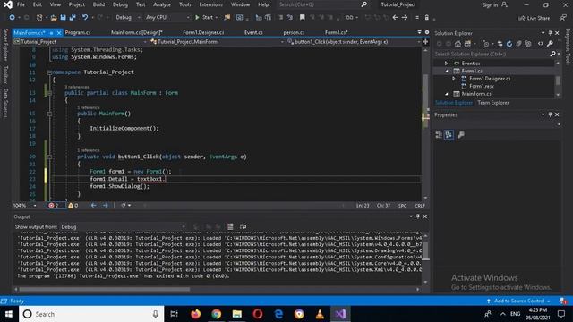Best Way to Transfer Data between multiple Forms | C# Windows Form | Visual Studio 2022 смотреть онлайн