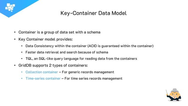 GridDB 101: Chapter 1 -- Key Container Data Model смотреть онлайн