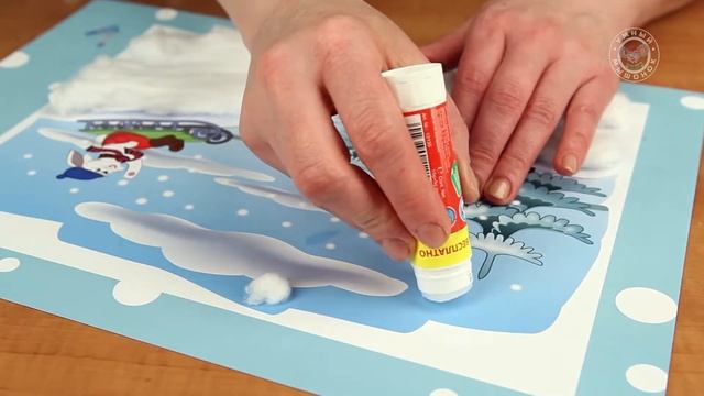 Раскрашивание, Лепка, Аппликация 4+ 06 Зимняя горка смотреть онлайн