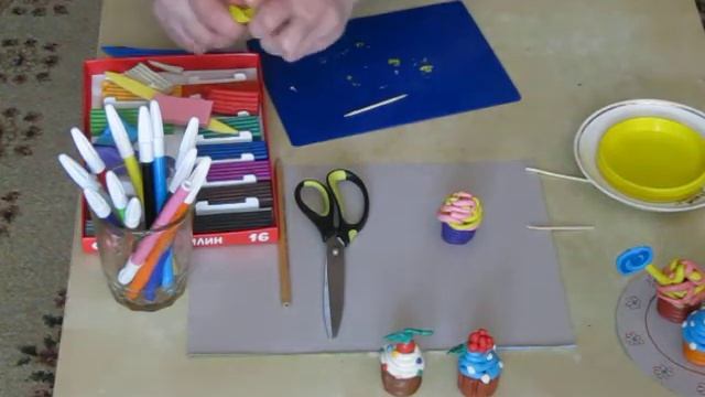 Мастер-класс как сделать пирожное из пластилина №3 смотреть онлайн