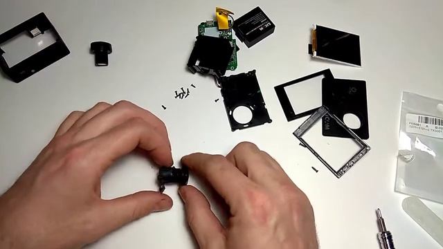Замена объектива камеры SJCAM 4000. Своими руками))) смотреть онлайн