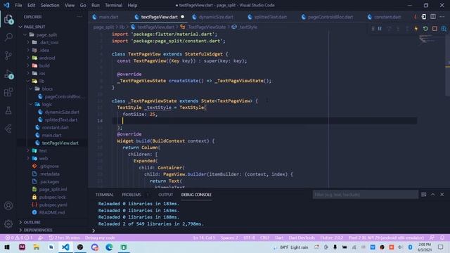 Flutter - How to split a long text into multiple pieces/pages ? смотреть онлайн