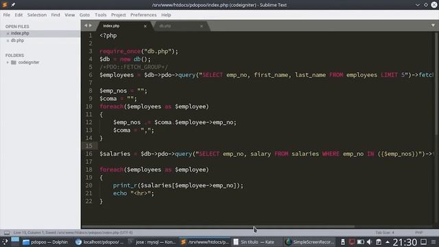 18 - Optimización de Consultas Relacionales [PHP 7 - PDO - MariaDB/MySQL] смотреть онлайн