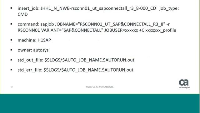 How to move from SAP®, Oracle® and PeopleSoft Adapters to the CA Workload Automation Business Agent смотреть онлайн