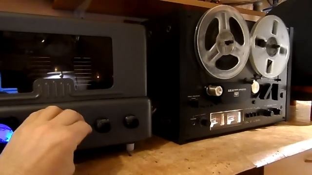 Ламповый усилитель "Товарищ Сталин" и " AKAI-4000" и акустика "Шар" смотреть онлайн