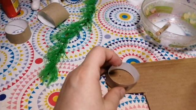 Игрушка "Зайка с барабаном" , из ваты мастер класс смотреть онлайн