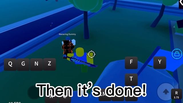 How to do the Dio the world block glitch! (Roblox stand awakening) смотреть онлайн