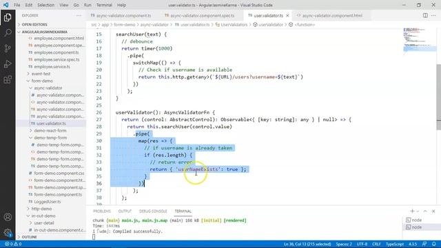 Chapter - 29 AsyncValidator unit testing | Angular Unit Testing | Jasmine | Karma смотреть онлайн
