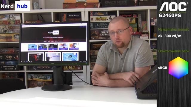 AOC G2460PG - test monitora dla graczy z nVidia G-Sync смотреть онлайн