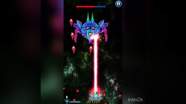 Galaxy attack: alien shooter boss 12 Scarabaeinae_ easy смотреть онлайн
