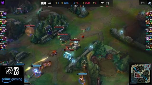 T1 vs BLG Highlights ALL GAMES | S13 Worlds 2023 Swiss Stage Day 8 Round 4 | T1 vs Bilibili Gaming смотреть онлайн