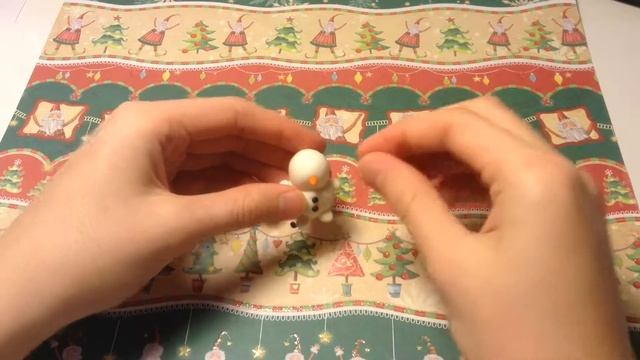 Снеговик на елку| Полимерная глина| Christmas DIY| Polimer Clay смотреть онлайн