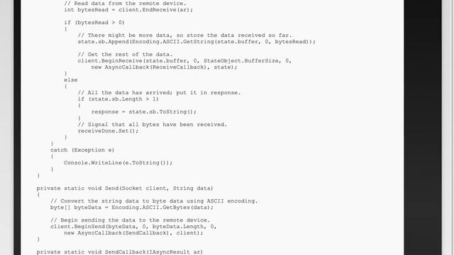 Connecting Python SocketServer with C# Client смотреть онлайн