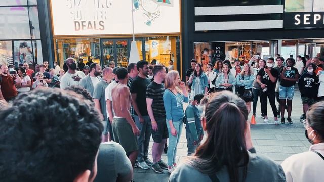 TIMES SQUARE | Walking tour of TIMES SQUARE in NEW YORK City USA 4k - NYC Times Square 2023 смотреть онлайн