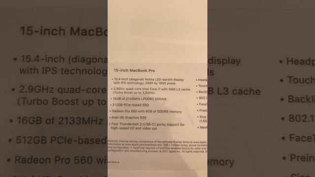 MacBook Pro 15 inch 2017 review and for sale $2300 смотреть онлайн