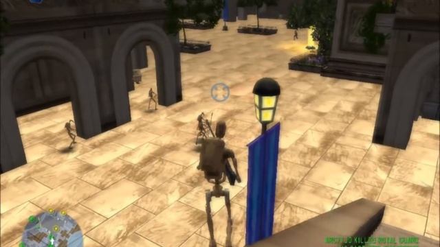 Star Wars Battlefront 1 Walkthrough: Clone Wars Campaign #2 - Rebellion on Theed смотреть онлайн