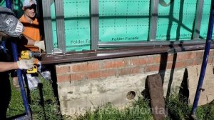 Отлив на Цоколь.Монтаж Установка Монтаж отлива на Цоколь. Правильный монтаж.