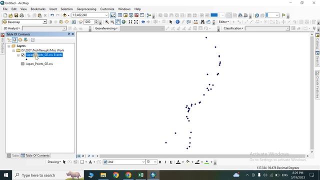 Convert a csv or excel file into a shapefile in ArcGIS смотреть онлайн