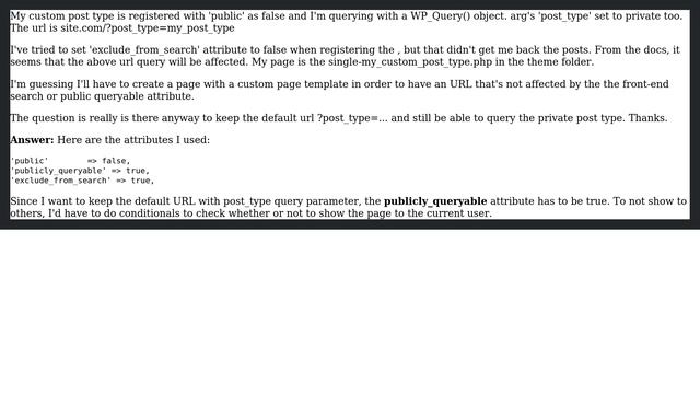 Wordpress: query private custom post type смотреть онлайн