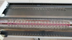 Промышленная резинка платингом на вязальной машине Бразер.Часть II