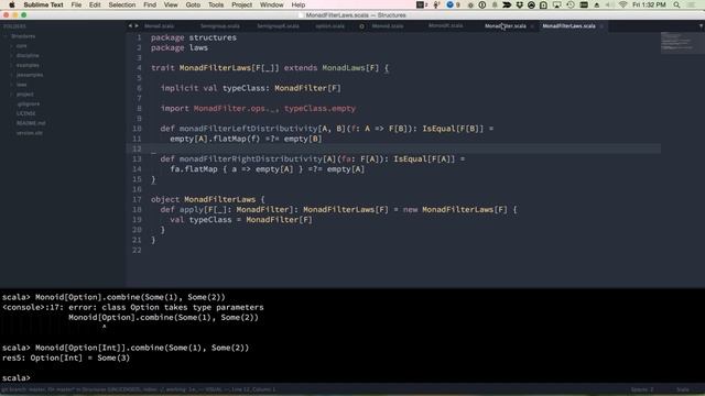 FSiS Part 6 - SemigroupK, MonoidK, MonadFilter, MonadCombine смотреть онлайн