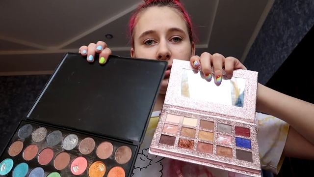 НАКУПИЛА новую косметику GlamBee  в ЕВЕ, как я крашусь в 13 лет. DiLi Play Vlog