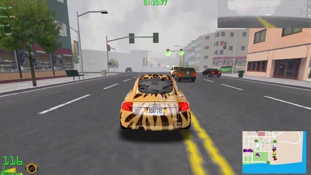 Midtown Madness 2 - Whole Nine Yards - Golden Gate Racepack Circuit[Amateur] смотреть онлайн