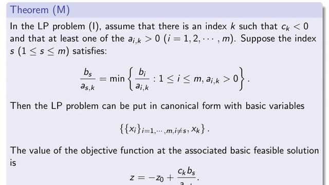 V3-12. Linear Programming. Theory of the Simplex method. Case 3. смотреть онлайн