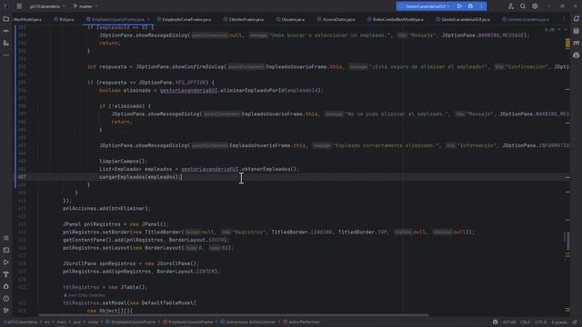 Java Curso: 415 Operación de Eliminación de un Empleado desde el Formulario Principal смотреть онлайн