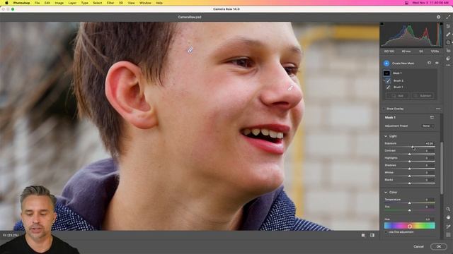 Easy Skin Touchups Using New Camera Raw Features in Photoshop смотреть онлайн