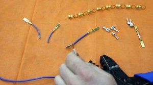 Кримпер, клещи для обжима неизолированных клемм