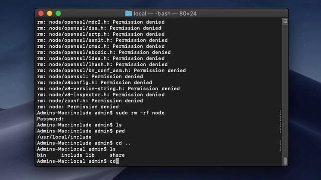 How to completely uninstall Node.js from MacOS смотреть онлайн