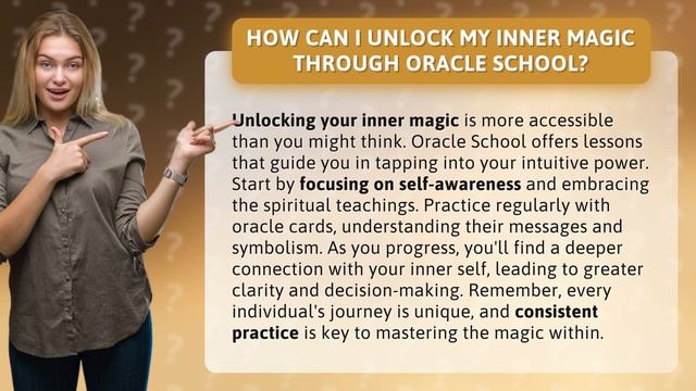 How Can I Unlock My Inner Magic Through Oracle School? смотреть онлайн