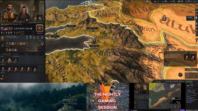 Crusader Kings 3 LOTR mod(EP 2) NO COMMENTARY/SLEEP/CHILL/GAMEPLAY/GAMING BUDDY смотреть онлайн