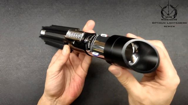 Демонстрация рукоятки светового меча Дарта Вейдера - DarkLord | WarSabers - Световые мечи "Мастер" смотреть онлайн